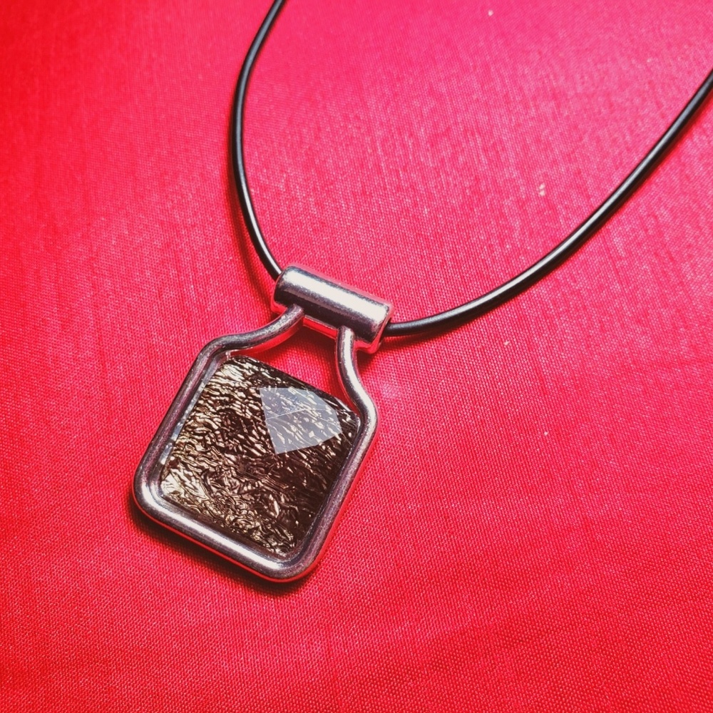 Bronze Glass Necklace